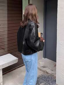 2025 Autumn/Winter Fashionable & Stylish Lapel Loose Casual Jacket