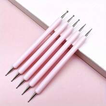 5-Piece Nail Art Dotting Tool Set, Dual-Head Embossing Pencil, Dotting Painting Nail Art Tool Set - Odorless, Suitable For Nail Artists And DIY Crafts - Bộ 5 món TB20001 - Xem 2
