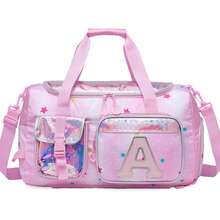 Girls' Travel Bag, Overnight Bag, Handbag, Sleepover Bag, Dance/Gym Bag With Shoe Compartment - Travel Bag Single Bag - View 1