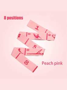 1pc Multi-Functional Yoga & Pilates Resistance Band, Portable Flexibility & Strength Training Tool Suitable For Beginners, Home Workout, Dance And Travel, Durable Polyester Material, Yoga Exercise, Adjustable Stretch Strap, Elastic Yoga Stretch Band, Physical Therapy Elastic Band, Stretch Dance Elastic Band