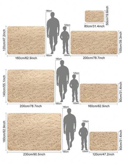 Moderne Indoor Zachte Lightweight Vloerkleed Living Room Bedroom Dorm Polyester Tufted Throw Runner Home ative Plush Fluffy Furry Fur Area Rugs Camel Comfy Vloer Thin Shag Tapijt view 2