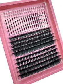 16Rows Bottom(6mm)&Spikes Lashes(13-19mm)&60D80D100D120D160D/200D(12-20mm) 4 IN 1 Lash Clusters Spikes Lash Clusters Volume Individual Thick Lashes DIY Spiky Lashes Extension Manga Cluster Eyelash Extensions Mink Strips Lashes Thick Lashes Clusters,Reusable Makeup Accessories Lash Clusters,Individual Eyelashes,Natural & Soft, Suitable For Any Style Dense Fluffy Fake Lashes