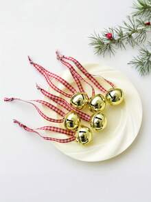 6 sinos pendurados de ferro forjado para Natal, adequados para guirlandas, presentes, casamentos, dia dos namorados, Páscoa, Halloween, decorações para festas de Ação de Graças - sem necessidade de eletricidade, decorações para festas de Natal, decorações para árvores de Natal, decorações para casa