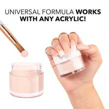 16fl. Oz Premium Odorless Acrylic Liquid Monomer For Professional Nail Extensions At Home - Ideal For Hands, Feet & Nails Care - Trong sáng - Xem 7