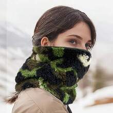 Winter Fleece Thermal Neck Warmer Gaiter Balaclava Ski Face Mask Scarf For Cold Weather Men Women - Black - View 3