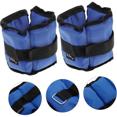 وزن قابل للتعديل للرسغ واليد والكاحل للرجال والنساء، أربطة وزن الساق المتكاملة لتمارين الركبة والفخذ للتمرين والجري والمشي والتمارين الهوائية والجيم واليوغا وربط أكياس الرمل