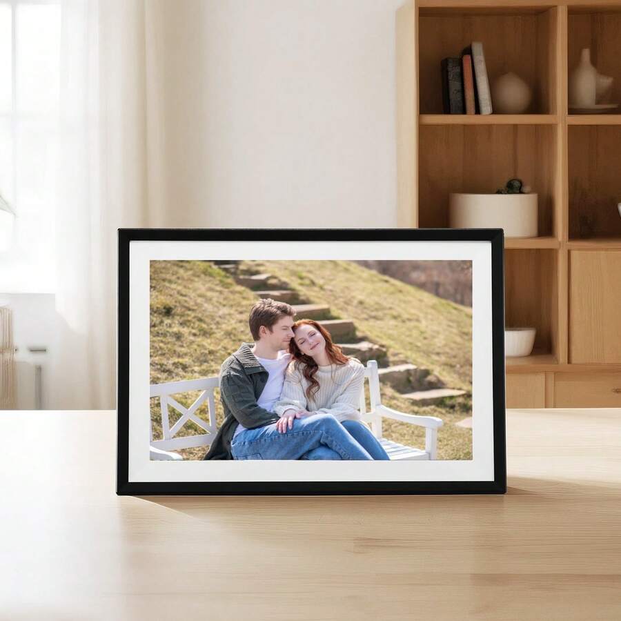 Digital Picture Frame 260 Mm, 1280x800 HD IPS Touch Screen Electronic Photo Frame, 32GB Memory, Auto-Rotate Portrait And Landscape, Share Photos/Videos Instantly Via App, For Parents Friends