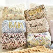 1 Pc Personalized Custom Embroidery Floral Bag Cosmetic/Storage/Toiletry Bag Light Convenient Large Capacity Versatile Embroidery Customization Ideal Gift For Girlfriend Family Classmates Sisters Suitable For Business Trips Vacations Bridesmaid Gifts Makeup Bag Personalized Gift For Her Bridesmaid Proposal Gift Cosmetic Bag Bachelorette Gift Bride Squad Party Favours,Office Decor,Elegant Living