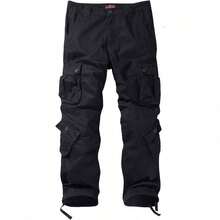 Men's  Cargo Pants - 6053 深灰色 - 查看 3