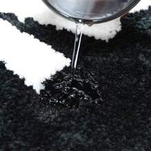 - Alfombrilla de bao antideslizante de microfibra absorbente, divertida decoracin de bao para departamento, alfombrilla de bao negra para tina y ducha, lavable a mquina, 20x 32 - 16*24 + Negro&blanco - Ver 3