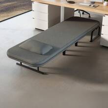 Silla/Sofá cama plegable 5 en 1 para oficina y recepción: Sentado, reclinado, 3 en 1, reposabrazos metálicos, fácil montaje (65 * 68 * 80 cm)