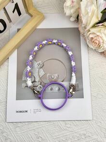 2 piezas Compatible con accesorios para vasos 1 pieza Anillo de taza de goma, 1 correa para botella de agua, para accesorios de vasos de botella 12oz 16oz 20oz 24oz 30oz 32oz 40oz Tr con asa, rosa blanco negro morado azul