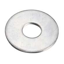 SCATOLA L 100 pz. RONDELLA PIATTA LARGA ZINCO 4,3x12mm FADIX - Argento - Visualizzare 1