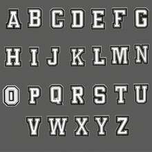 26pcs Black & White Letter Pattern Shoe Charms, Suitable For Slippers And Sandals, PVC Shoe Decor Accessories, Unisex, Christmas, Birthday, Party Gift - 26 Pieces Of Black and White Letters - View 10
