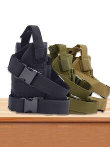 Universal Drop Leg Holster,Molle Drop-Leg Holster Platform - Right-Hand Adjustable Thigh Gun Holster With Detachable Mag Pouch, Heavy-Duty Nylon, Double-Stitched Reinforced Seams, Quick-Release Buckles & Secure Hook-Loop Retention