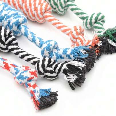 Đồ chơi nhai bằng dây cotton bền bỉ giúp huấn luyện răng cho chó cưng