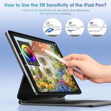 Touch Pen (Suitable For 2018 - 2025 Model Devices): 10/11th Generation Tablet-Specific Touch Pen, Featuring Tilt Sensing And Hand Repulsion Functions, With No Writing Delay. - Màu tím - Xem 6