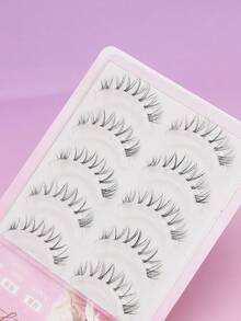 Eid Al Adha AYRMILLA 5 paires de faux cils naturels doux et moelleux en vison 3D. Cils longs et soyeux pour un usage quotidien, réunions de travail. Faux cils naturels confortables à porter avec des cils faits à la main, allongés et complets. Pinces à cils et brosses à cils offertes. - Faux cils naturels - Voir 4