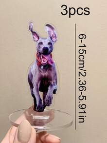 定制宠物亚克力立牌，个性化宠物亚克力立牌，定制狗狗亚克力立牌，亚克力照片剪纸，猫咪照片立牌，个性化照片礼物，周年纪念礼物（男女皆宜），照片雕塑，肖像礼物，节日日历，家居装饰客厅 - 寵物立牌 - 查看 6