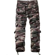 Pantalones cargo para hombre - Max gris - Ver 4