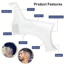 Recortadora de barba para hombres, herramienta para dar forma a la barba, adecuada para recortar la barba, perilla, línea del cuello y peinado, regalo ideal para Navidad y Año Nuevo