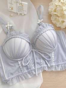 Popular Underwear For Small Breasts, Sexy Bra, Cleavage-Enhancing Bra, Gathered And Steel-Less