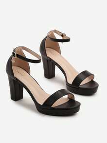 Eleganti sandali con plateau da donna - Estivi/Spiaggia, Sera/festa