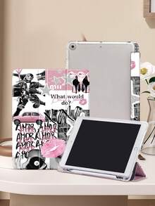 Junk Prin 平板电脑保护套，兼容 iPad (A16) 第 11 代 11 英寸（2025 款）、Apple iPad Air 11（2025 款）和 iPad 第 10 代 10.9 英寸（2022 款），带笔槽，三折支架保护套，自动唤醒/睡眠功能，是返校季、情人节、节日送礼佳品。 - 彩色 - 查看 4