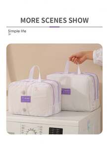 1pc Home Anti Deformation Laundry Bag, Thickened Coarse Mesh Protective Laundry Bag, Washing Machine Special Down Jacket Clothes Mesh Bag - Multicolor - View 9