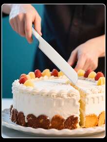 1 pièce/2 pièces Ensemble de couteau à gâteau et pelle en acier inoxydable, couteau à pain et pelle à pizza, couteau à dessert, convient pour la cuisine, les restaurants, les hôtels, les mariages, les anniversaires, les fêtes