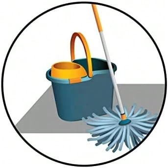 Alfombra vinílica Acolchada Croma Patch Gris en Color Gris y Ambar 50 x 140 cm - Azul - Ver 1