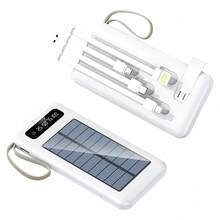 Power Bank Pila Portatil Recargable Solar 20000mah Carga Rápida - Blanco - Ver 7