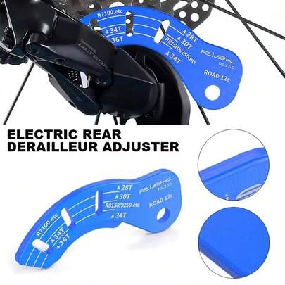 R7100 R7150 RX820 R8150 Road Bicycle 12T Electric Rear Transmission Adjuster Gauge Guide Tool Chain Tool Outdoor Bicycle Hot Strip Variable Speed Tension Screw Adjustment Maintenance Tool