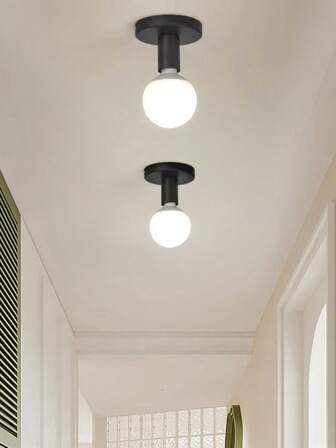 Nordic Modern Simple E27 Ceiling Light For Corridor, Balcony, Entrance, Bathroom, Staircase, Kitchen, Office, Bedroom, Wall Lamp