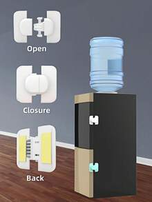 قفل الدرج - آمن وسريع وسهل الاستخدام بلاصق 3M لأقفال أبواب الأدراج، بدون مسامير أو مغناطيس، مناسب لأثاث متعدد الأغراض، أفران المطبخ، أغطية المراحيض، وغيرها. أثاث متعدد الأغراض، أفران المطبخ، غسالات الأطباق، أغطية المراحيض، خزائن