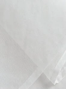 1 件/2 件窗帘，柔软透明薄纱窗帘杆口袋，透明阳光，经典时尚袖口，易于护理，适用于家庭卧室、客厅、餐厅、户外挂板 - 白色 - 查看 3