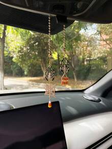 Halloween Creative & Funny Spider & Pumpkin Decor Car Hanging Ornament, Car Interior Decoration Accessories For Halloween