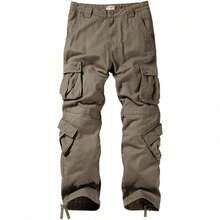 Pantalones cargo para hombre - 3358 Caqui oscuro - Ver 3