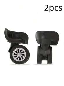 1PC防水大容量折叠航空托运包旅行包大容量行李袋女收纳包出国手提包带轮万向轮折叠扩容行李袋航空托运包出国留学搬家旅行包 - 黑色 - 查看 10