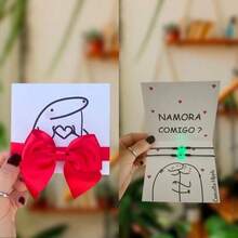 Flork Couple Glow In The Dark Dating Proposal Bracelet Kit - Đỏ - Xem 4