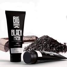 Kit 6x Removedor De Cravos Limpa Poros Black Mask Big Barber - Preto - Visão 3