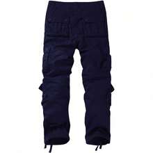 Pantalones cargo para hombre - 3357 Azul violáceo - Ver 4