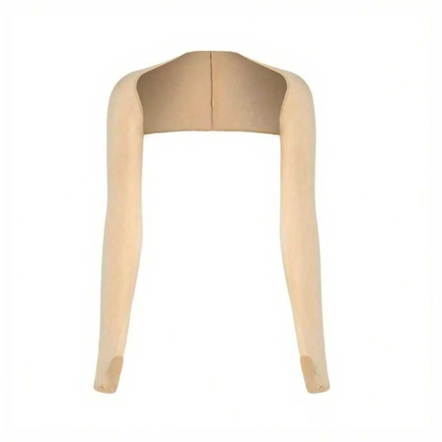 Cooling UV Arm Sleeves For Women - Ice Sun Protection Cover, Breathable For Running, Cycling, Fishing | Multiple Colors​ - 淡黃色. - 查看 1