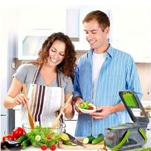 16Pcs Multifunctional Vegetable Cutter Set, Fruit Slicer Handheld Food Onion Potato Shredder With Container, Space-Saving Kitchen Gadget, Hand Wash Only, Holiday Gift For Thanksgiving Christmas Halloween Valentine New Year - Green - View 4