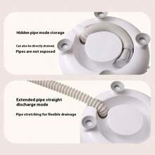 Portable USB Rechargeable Mini Automatic Washing Machine With Spin Dryer, 1500mAh 7.4V, No Plug-In Required, No Assembly Needed, Suitable For Business Travel, Home, RV, Washing Underwear And Socks, Cleaning Tool, Clothing Cleaner For Home, Apartment, Travel, Outdoor Camping - Multicolor - View 6