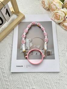 2 piezas Compatible con accesorios para vasos 1 pieza Anillo de taza de goma, 1 correa para botella de agua, para accesorios de vasos de botella 12oz 16oz 20oz 24oz 30oz 32oz 40oz Tr con asa, rosa blanco negro morado azul