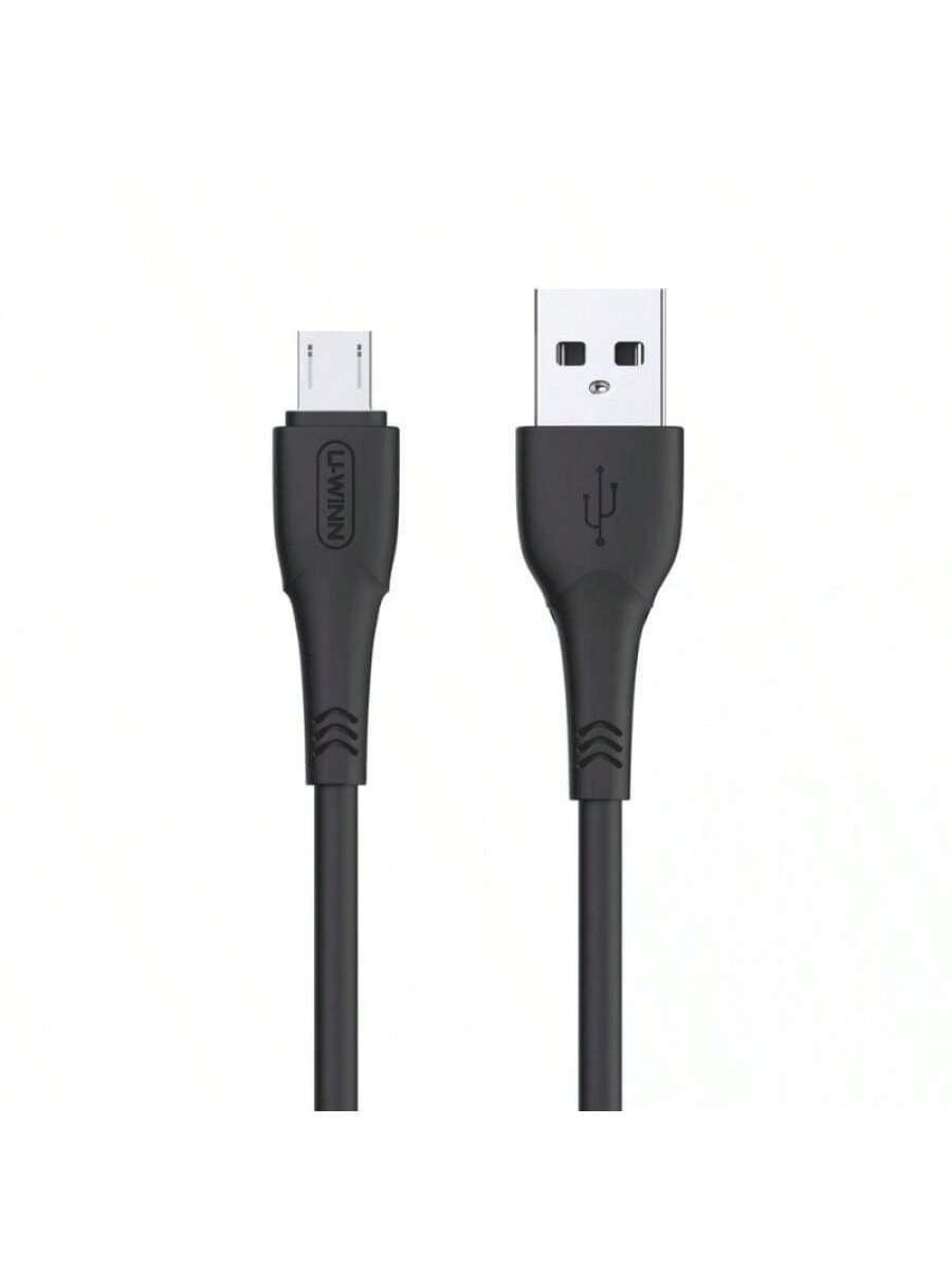 L01 Cable Micro USB 2.4A 1M Negro USB 3.0