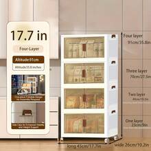 Gabinetes de cocina - Armario de almacenamiento de 4 capas - Ver 1