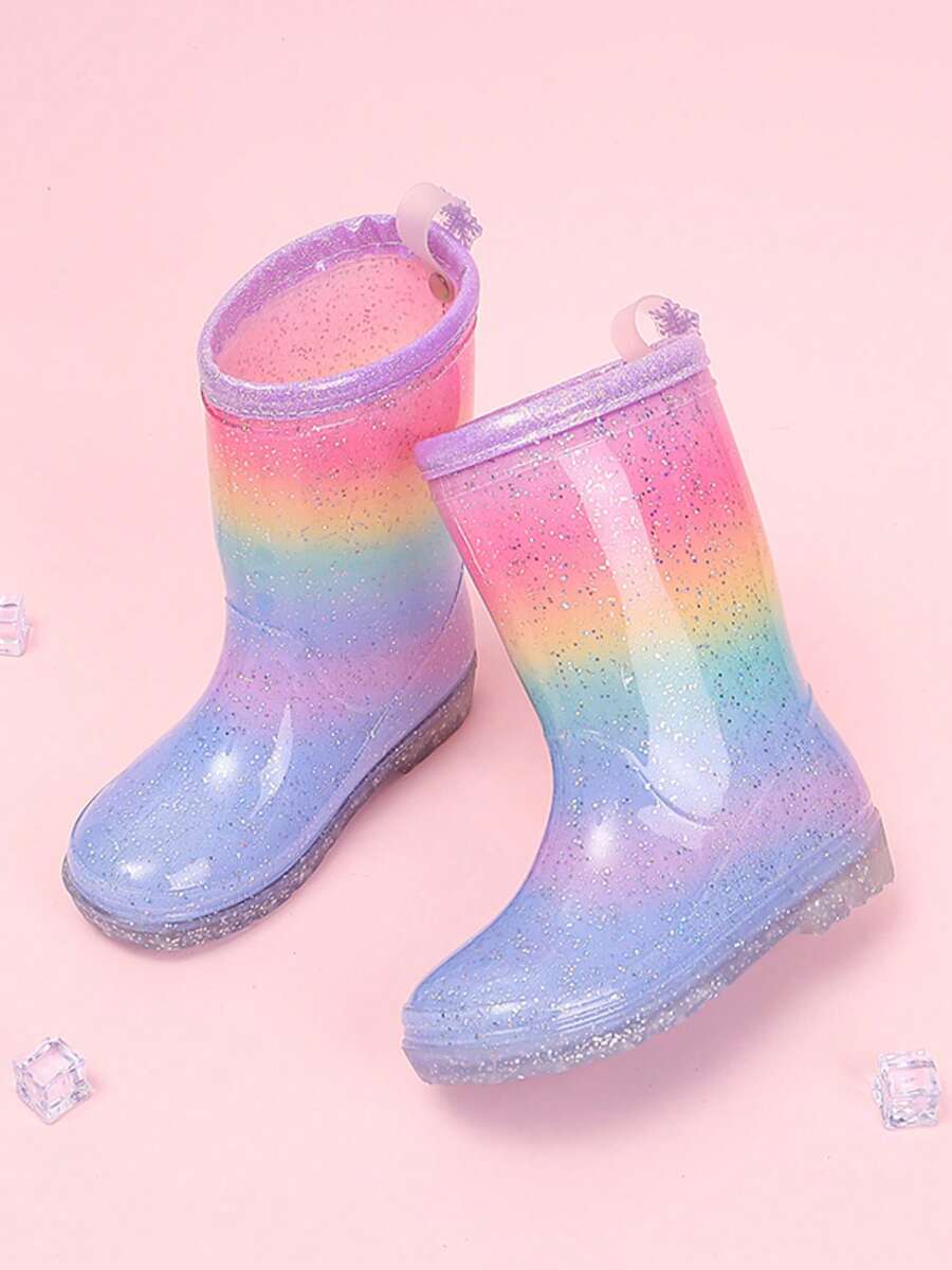Children's Waterproof Anti- Rain Boots, All Season - Blue - View 1