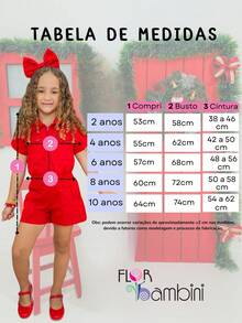 Kit 2 Kids Jumpsuit Girl Blogger Dungarees Youth Jeans Shorts Zipper Casual Fashion - 紅色 - 查看 2
